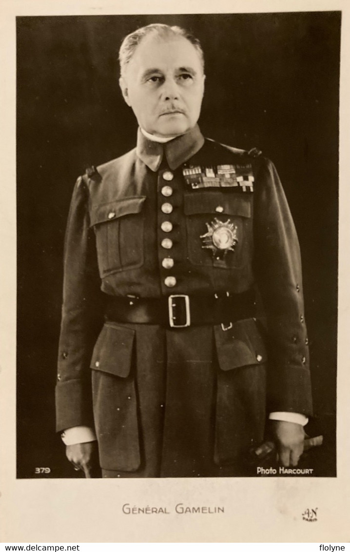 Militaria - Carte Photo - Le Général GAMELIN - Militaire Armée Française - Photo Harcourt - Patriotisme - Personaggi