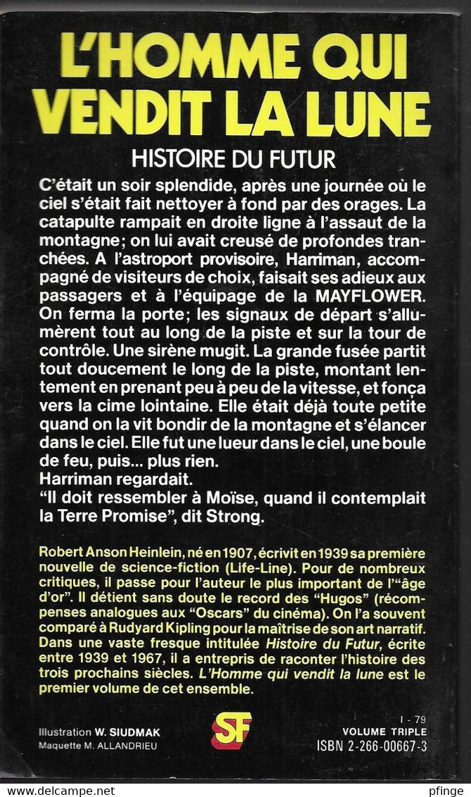 L'homme Qui Vendit La Lune Par Robert Heinlein - Collection SF Presses-Pocket N°5043 - Presses Pocket