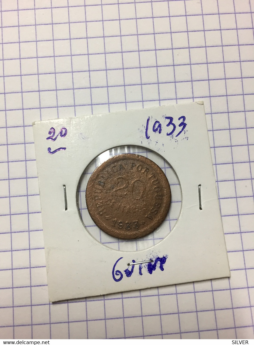 Guinée Portugaise 20 Centavos 1933 40 - Guinea