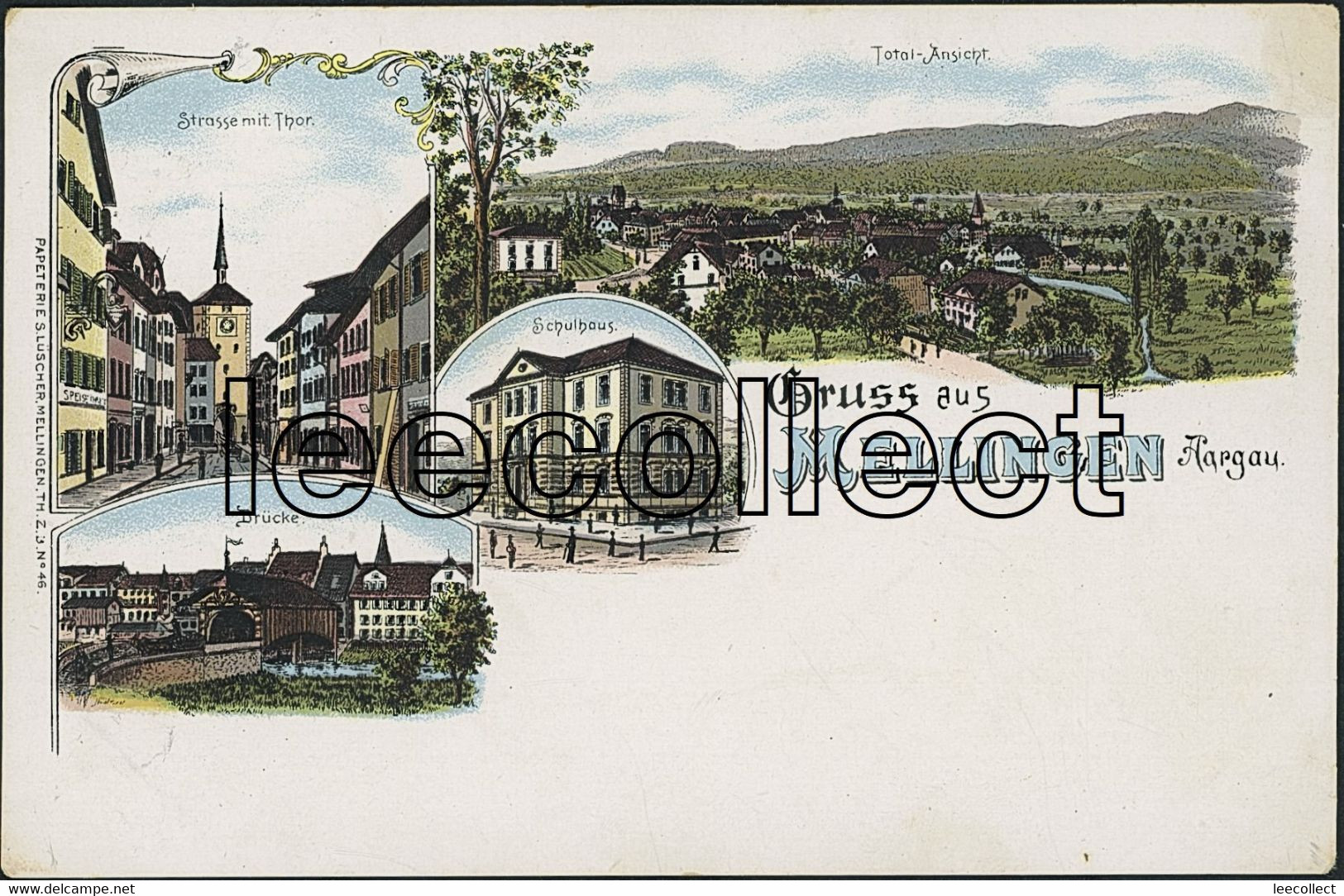 Suisse - AG Mellingen - Litho - Mellingen