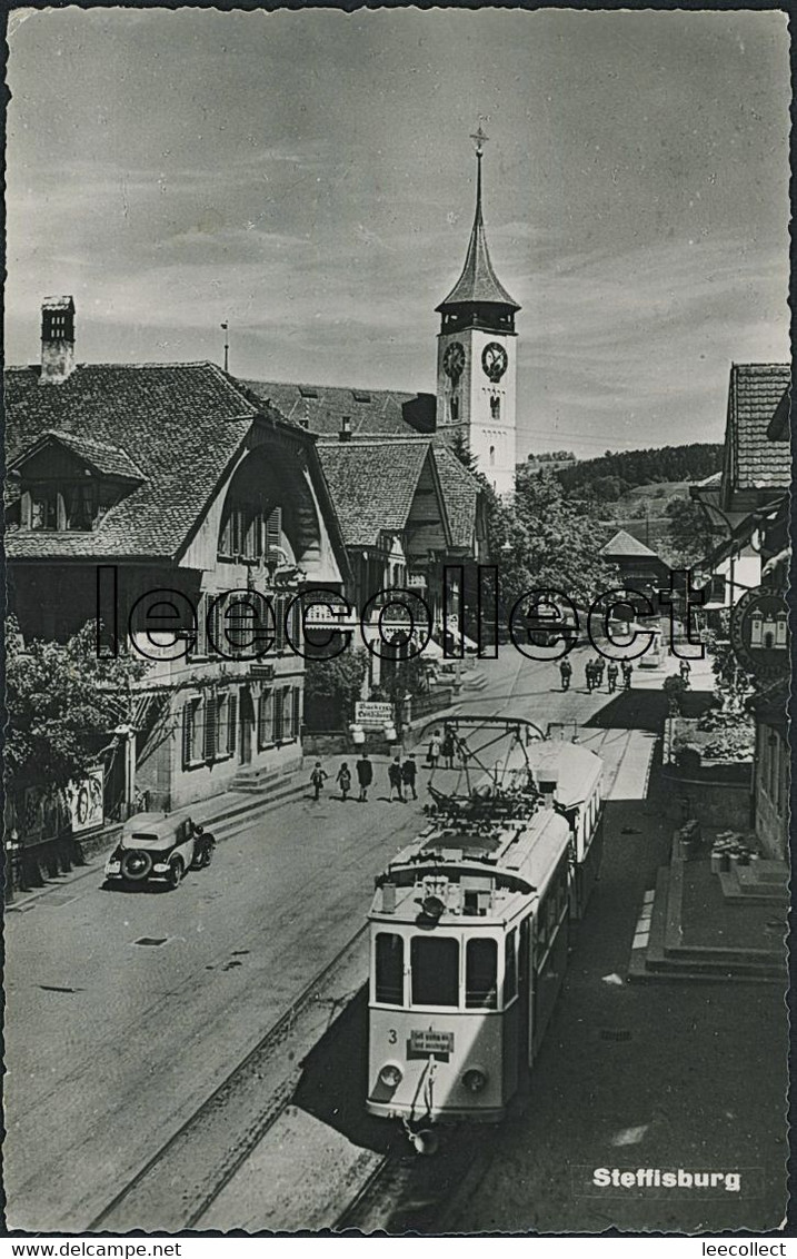 Suisse - BE Steffisburg - Tram - Bahn STI - Auto - Steffisburg