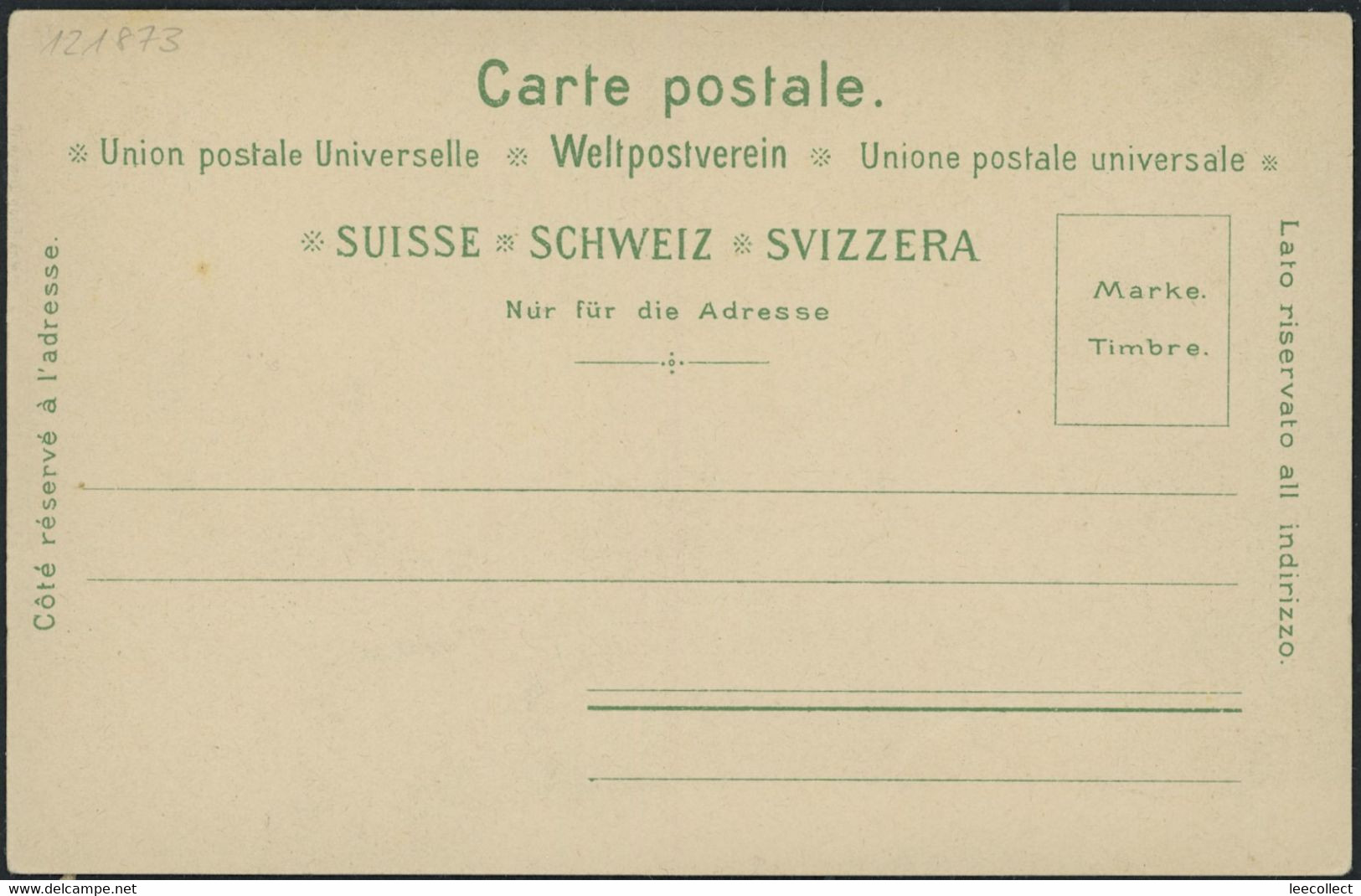 Suisse - GL Netstal - Litho - Netstal