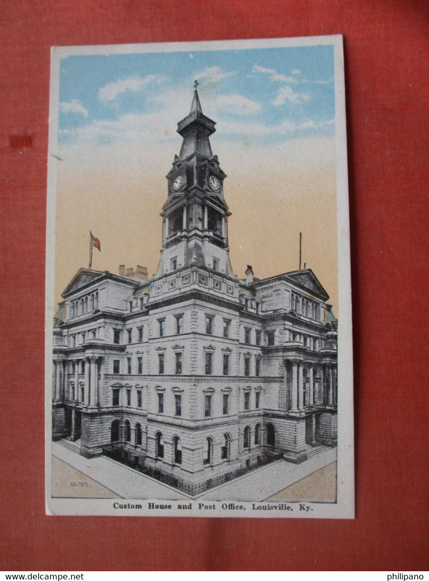 Custom House & Post Office. Louisville   Kentucky        Ref  5398 - Louisville