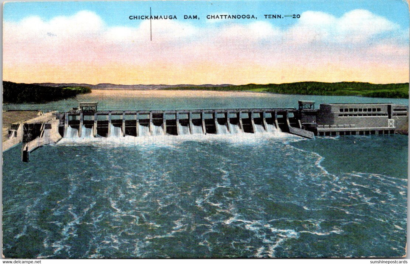 Tennessee Chattanooga The Chickamauga Dam - Chattanooga