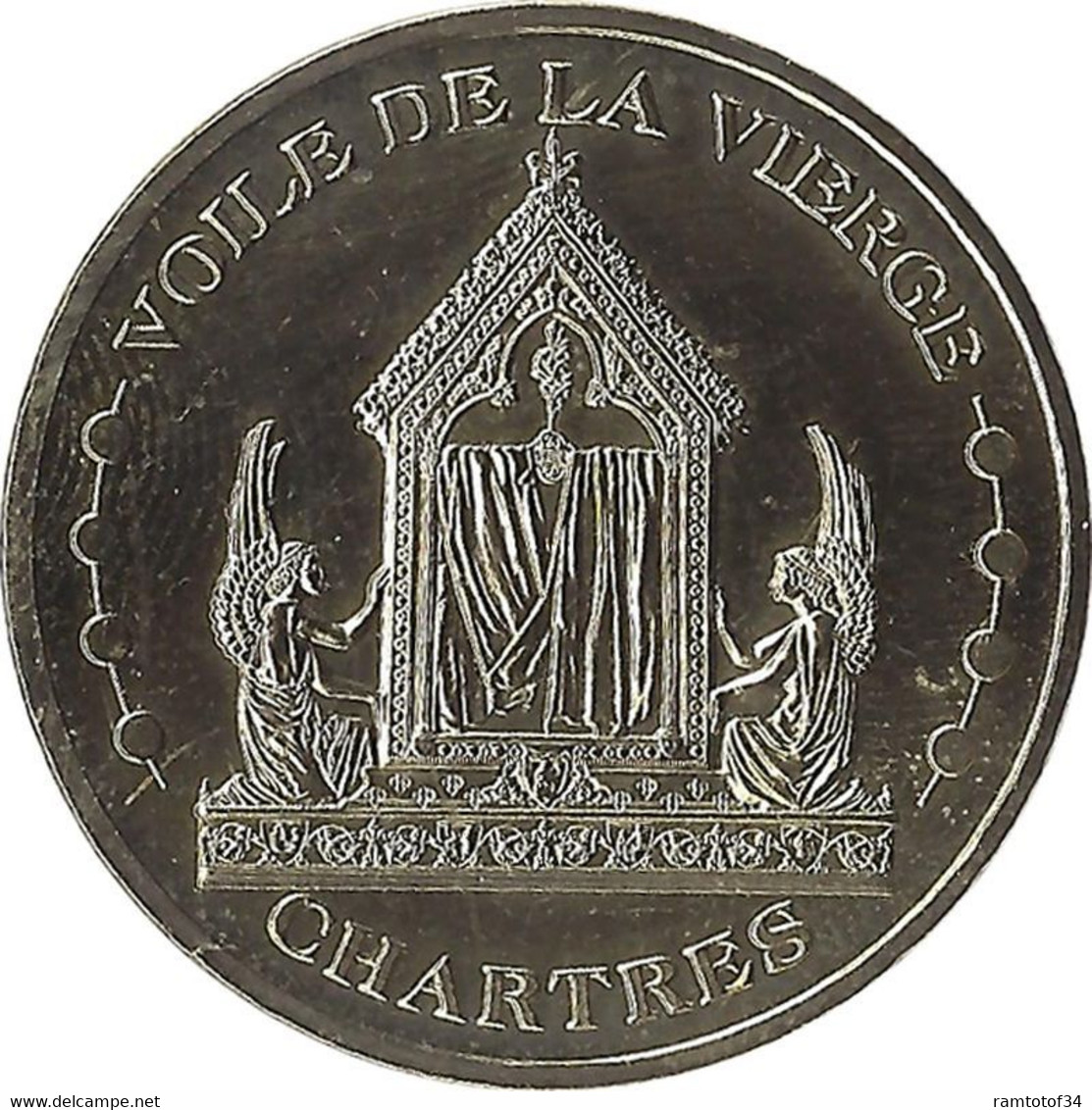 2015 MDP218 - CHARTRES - La Cathédrale De Chartres 7 (Voile De La Vierge) / MONNAIE DE PARIS - 2015