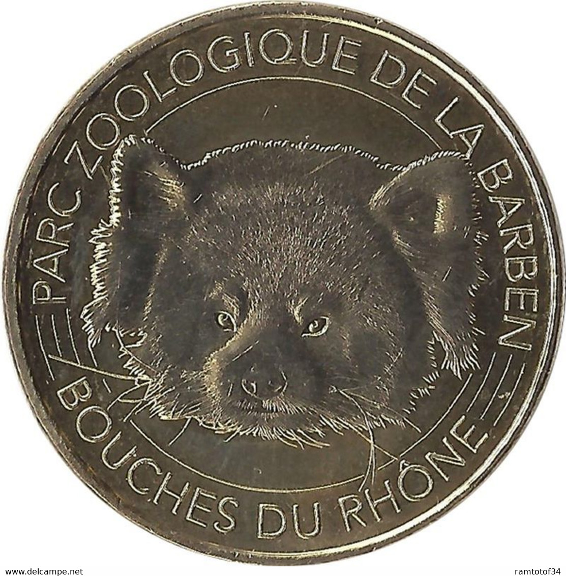 2016 MDP225 - LA BARBEN - Zoo De La Barben 4 (Le Panda Roux) / MONNAIE DE PARIS - 2016