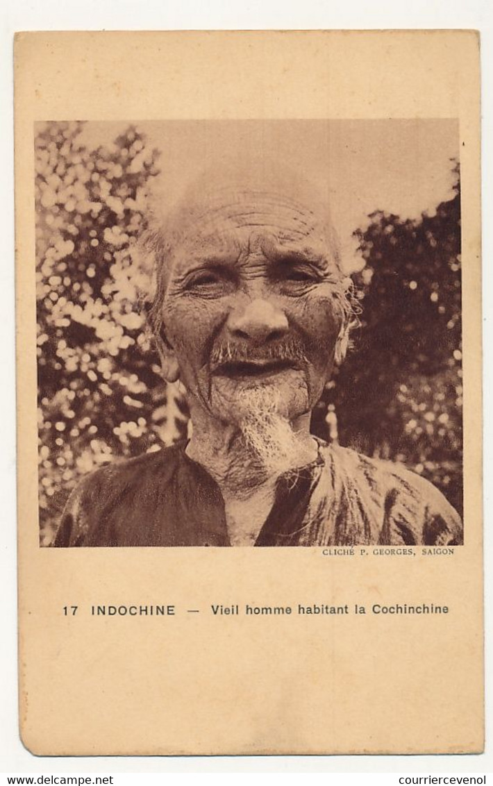 CPA - INDOCHINE - Vieil Homme Habitant La Cochinchine - Vietnam