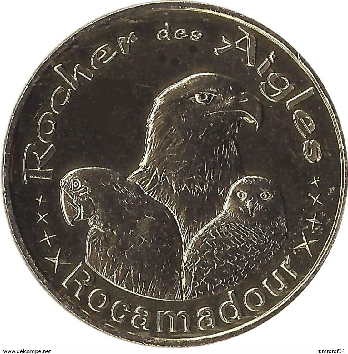 2018 MDP234 - ROCAMADOUR - Rocher Des Aigles 4 (aigle, Perroquet Et Chouette) / MONNAIE DE PARIS - 2018