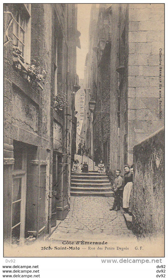 ILLE ET VILAINE SAINT MALO RUE DES PETITS DEGRES - Saint Malo