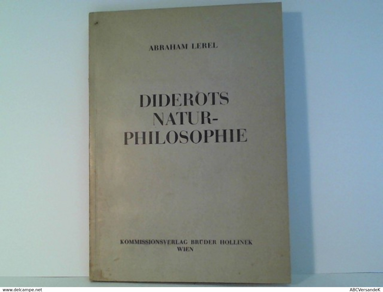 Diderots Naturphilosophie - Filosofie