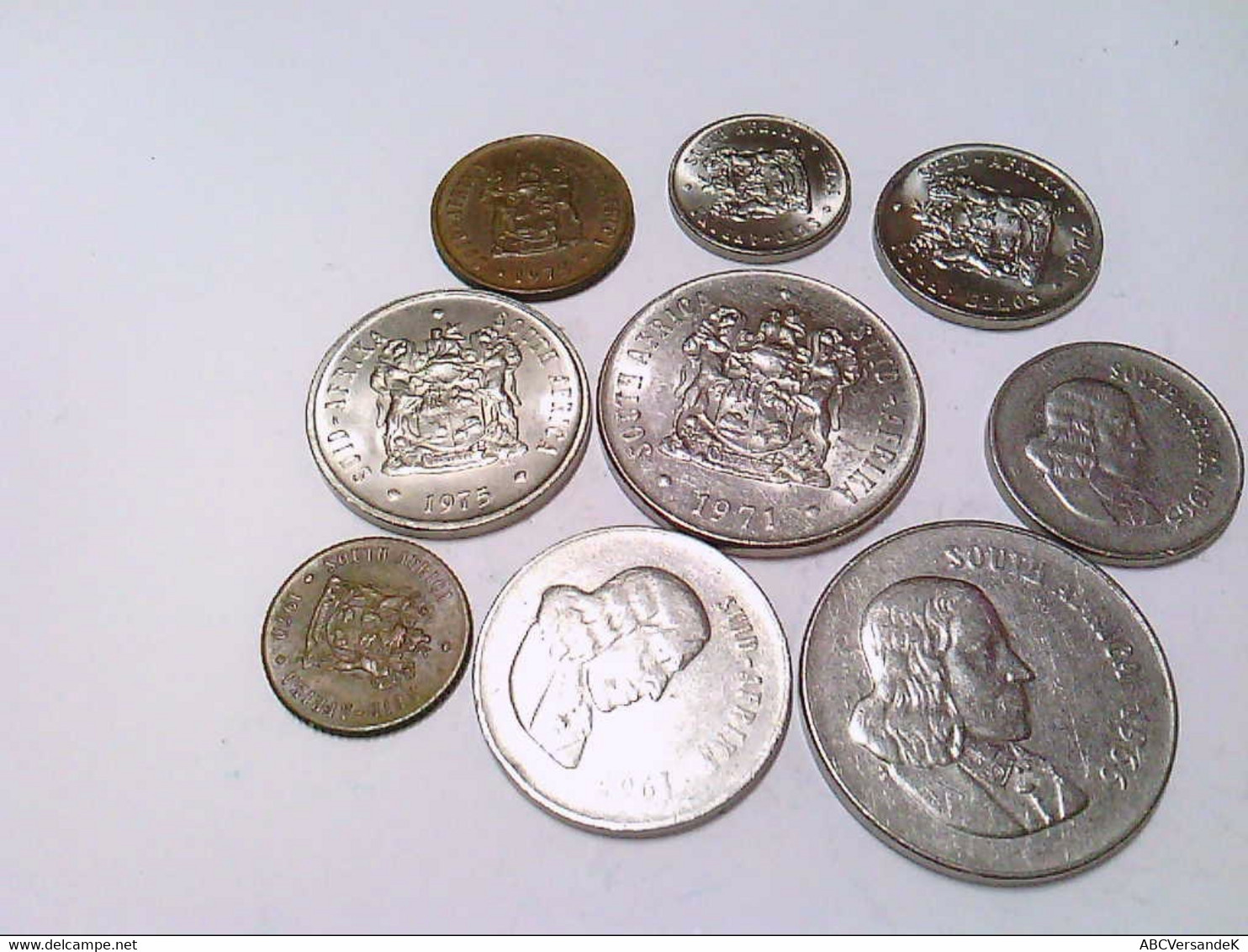 South Africa, Umlaufmünzen, Konvolut Aus 9 Münzen, Von 50 Cents Bis 1/2 Cent. - Numismatica