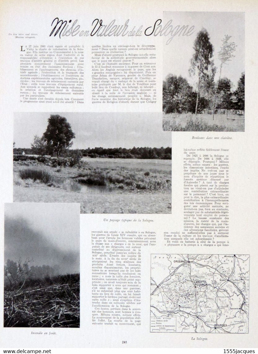 L'ILLUSTRATION N° 5196 10-10-1942 BLIDA STALINGRAD SOLOGNE LA MOTTE-BEUVRON AUBIGNY-SUR-NÈRE CONTRE-TORPILLEUR