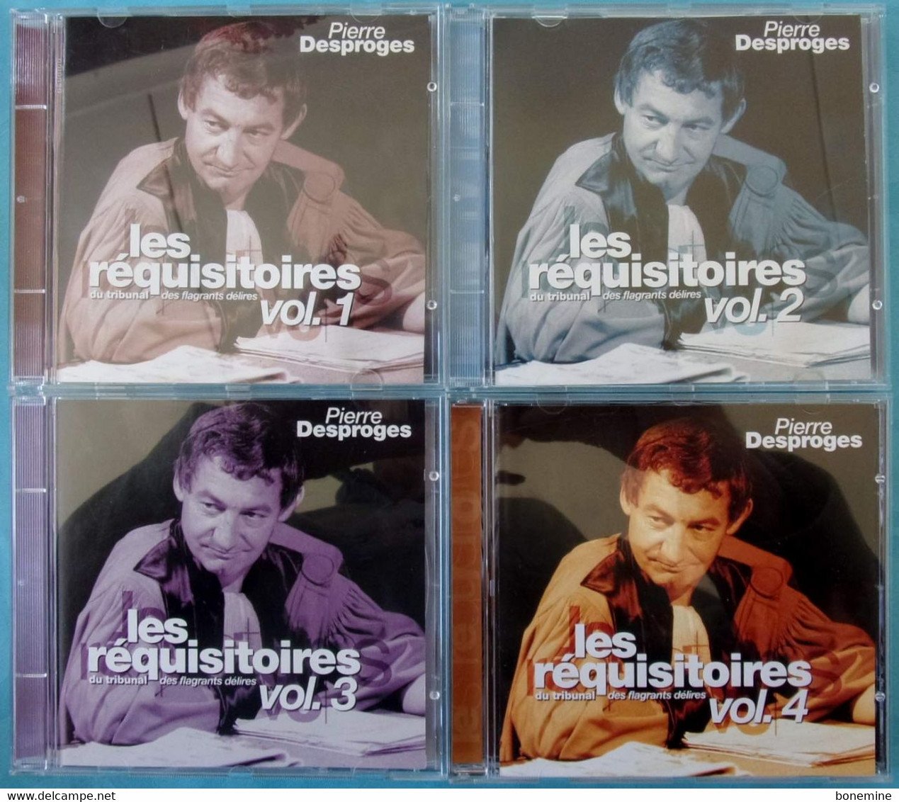 Requisitoires Tribunal Flagrants Délires Coffret Original 4 CD  1993 - Comiche