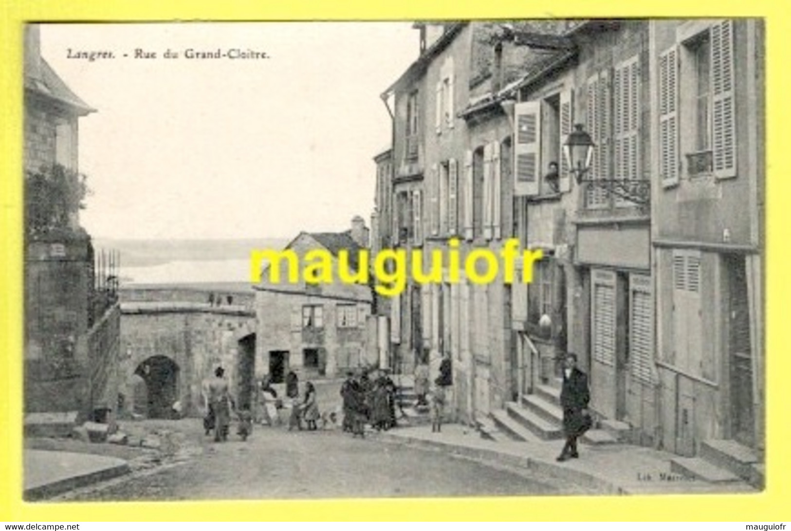 52 HAUTE MARNE / LANGRES / RUE DU GRAND-CLOÎTRE / ANIMÉE - Langres