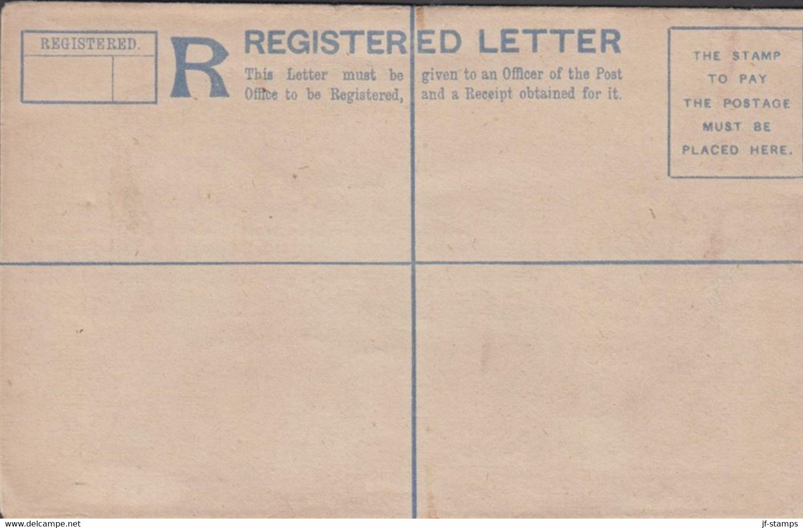 1895. FARIDKOT STATE. REGISTERED LETTER VICTORIA INDIA REGISTRATION TWO ANNAS  - JF427560 - Chamba