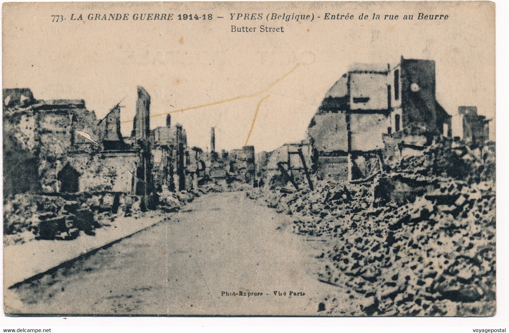 CARTE YPRES SM PMB MILITAIRE 1ERE COMPAGNIE ARMÉE BELGE WWI BELGIQUE - Army: Belgium