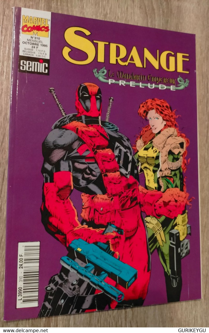 STRANGE  N° 310 Les Vengeurs  L'araignée  IRON MAN   LUG  05/10/1995 BE - Strange