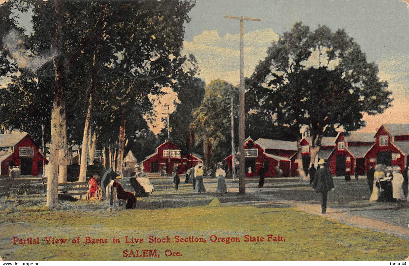 ¤¤   -   ETATS-UNIS   -  OREGON  -  SALEM  -  Partial View Of Barns In Live Stock Section, Oregon State Fair  -  ¤¤ - Salem