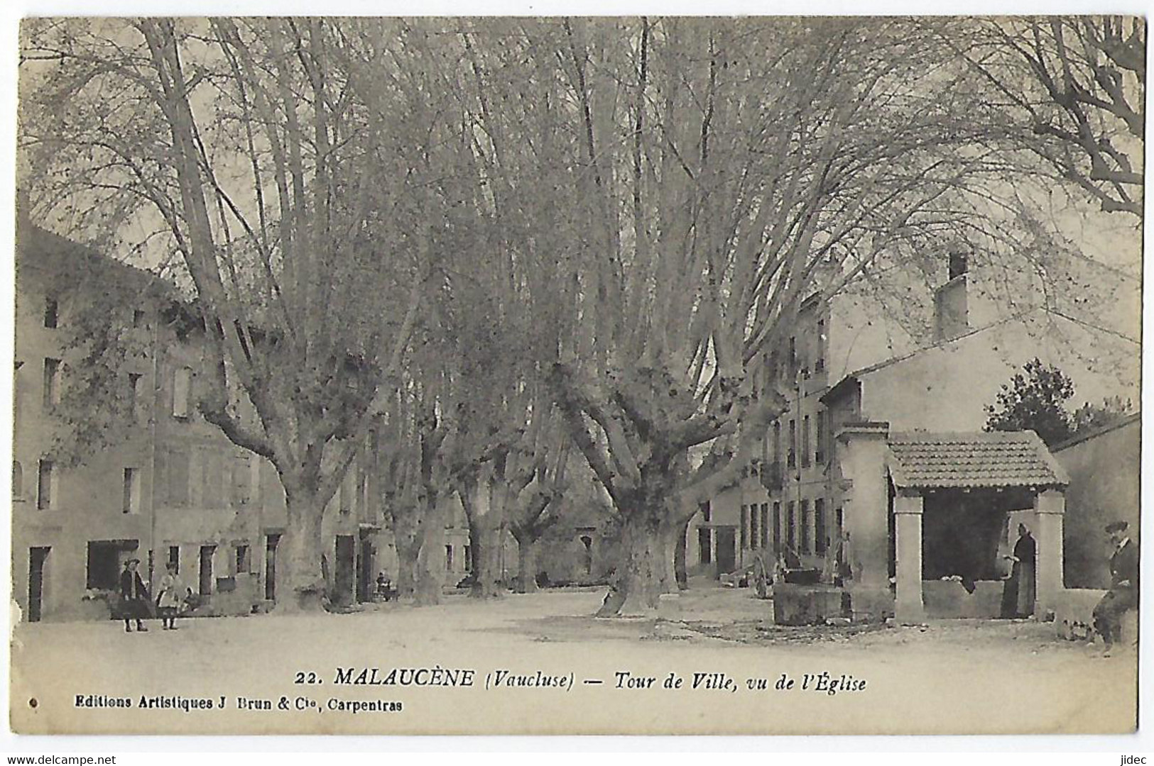 CPA 84 Vaucluse Malaucène Tour De Ville Vu De L'église Près Vaison La Romaine Carpentras Bédoin Entrechaux Crestet Mazan - Malaucene