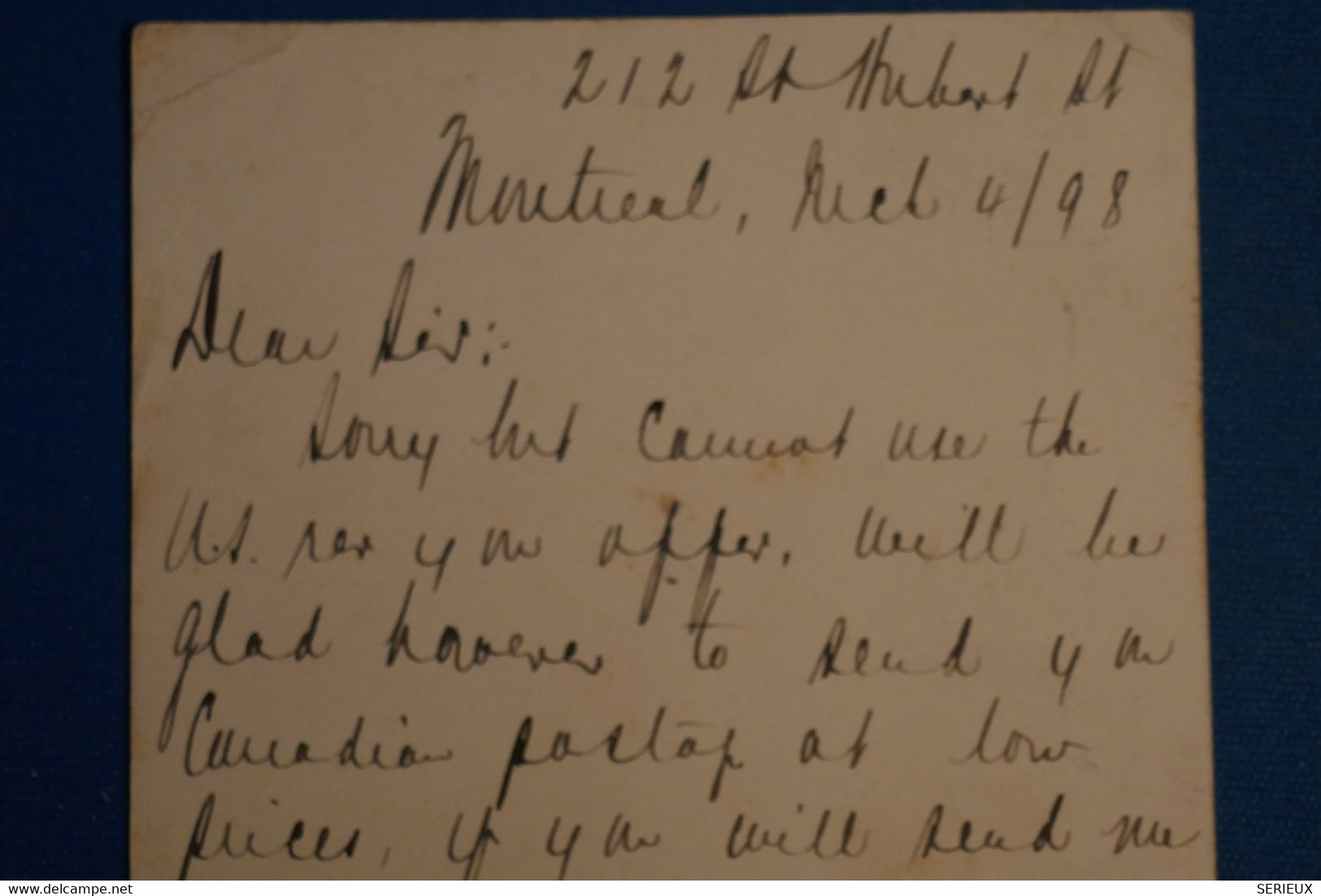 AM3 CANADA   BELLE  CARTE  1898  ++MONTREAL  A MANCHESTER U.K +++ +AFFRANC. INTERESSANT - Lettres & Documents