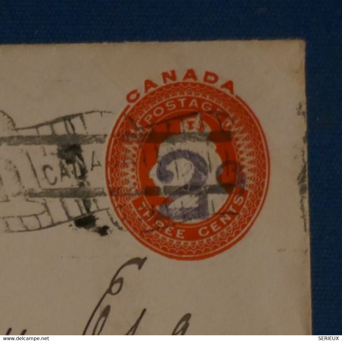 AM3 CANADA   BELLE  CARTE  1899  ++MONTREAL  A SOUTHAMPTON  U.K +++ +AFFRANC. INTERESSANT - Brieven En Documenten