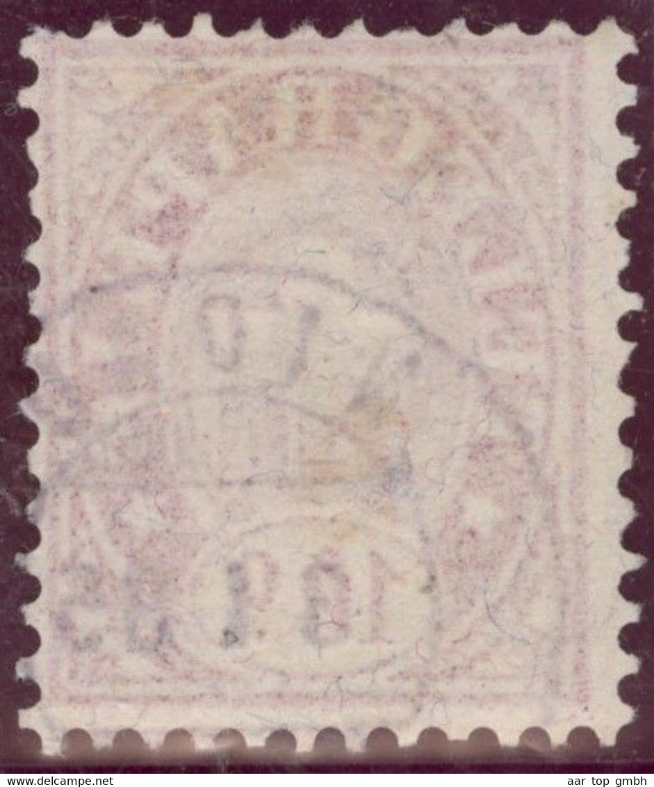 Heimat BE NIDAU 1885-01-03 Post-Stempel Auf 10 Ct.Telegraphen-Marke Zu#14 - Telegraph
