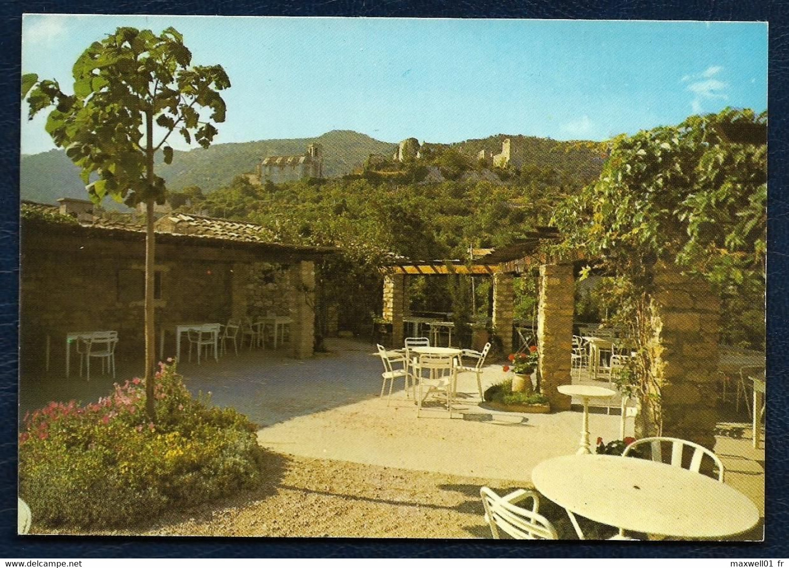 B8 - Oppède-le-Vieux - 84 - Vaucluse - L'ancienne Cité Romaine Vue De La Terrasse Du "Gite" - Oppede Le Vieux