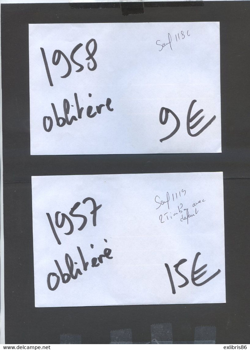 040122//1957+1958+1960+1961 En Oblitérés Quelques Manquant ( Voir Les Scans) - Andere & Zonder Classificatie