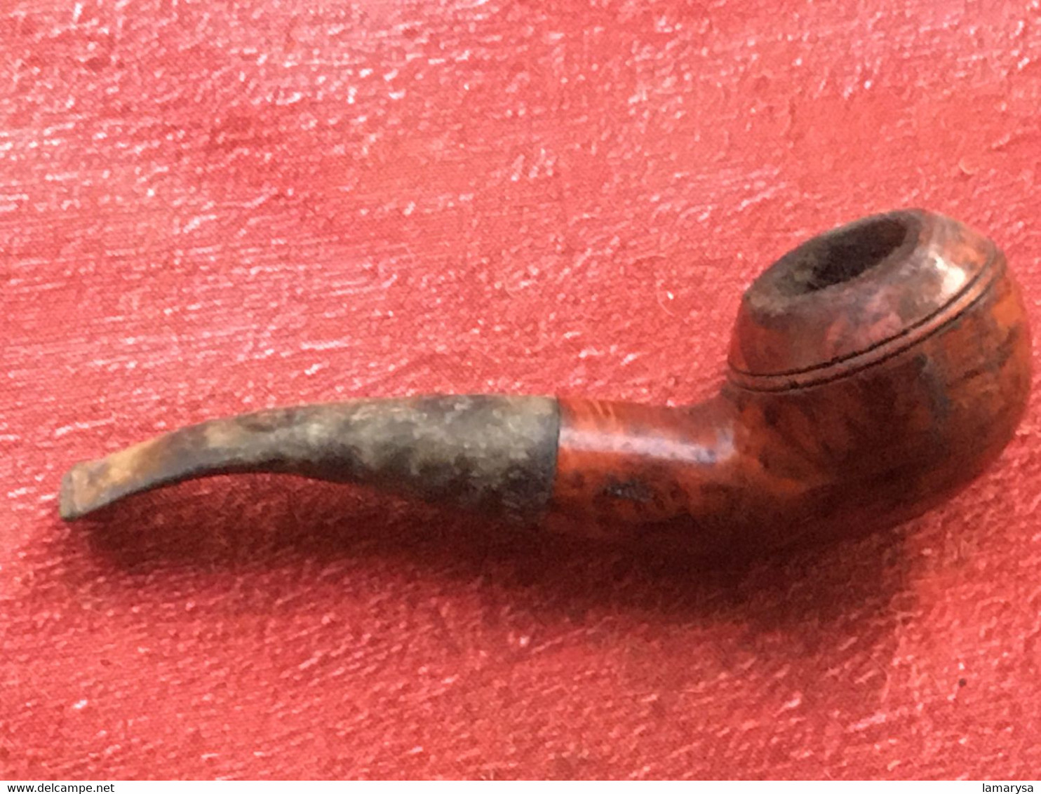 Lot de 9 pipes en bruyère usagées-☛Années 1950/60-Tabac (objets liés)-☛Vintage Vendu dans leur jus.Fabrication française