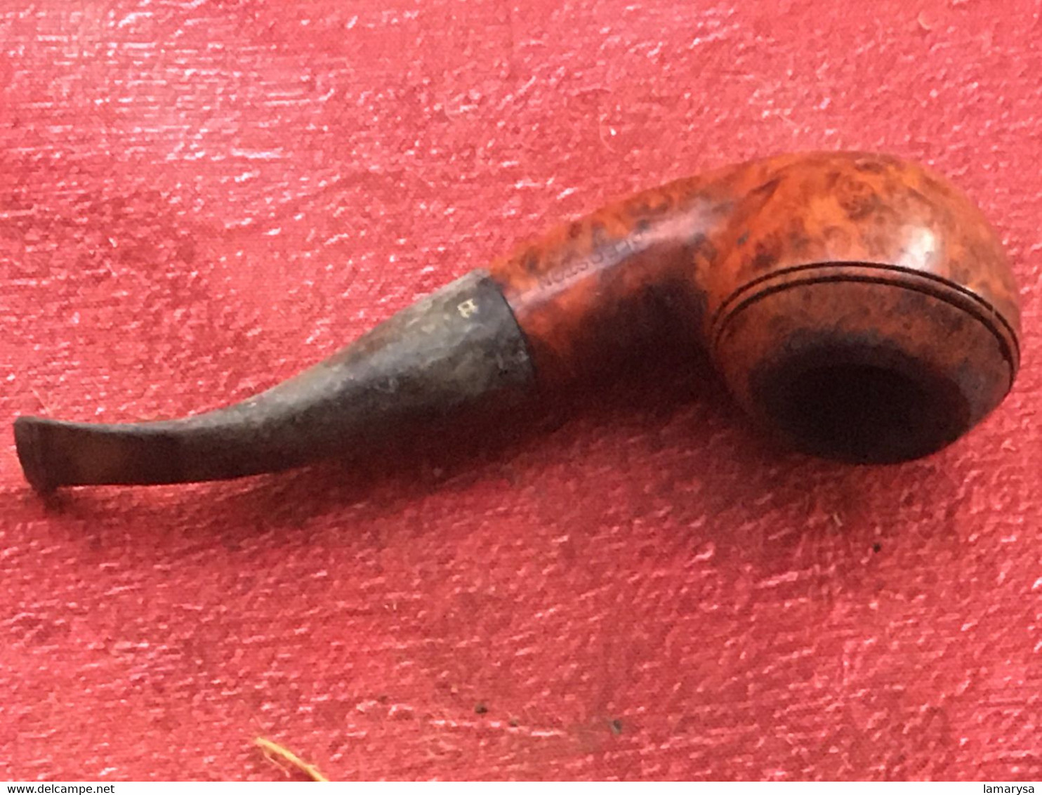 Lot de 9 pipes en bruyère usagées-☛Années 1950/60-Tabac (objets liés)-☛Vintage Vendu dans leur jus.Fabrication française