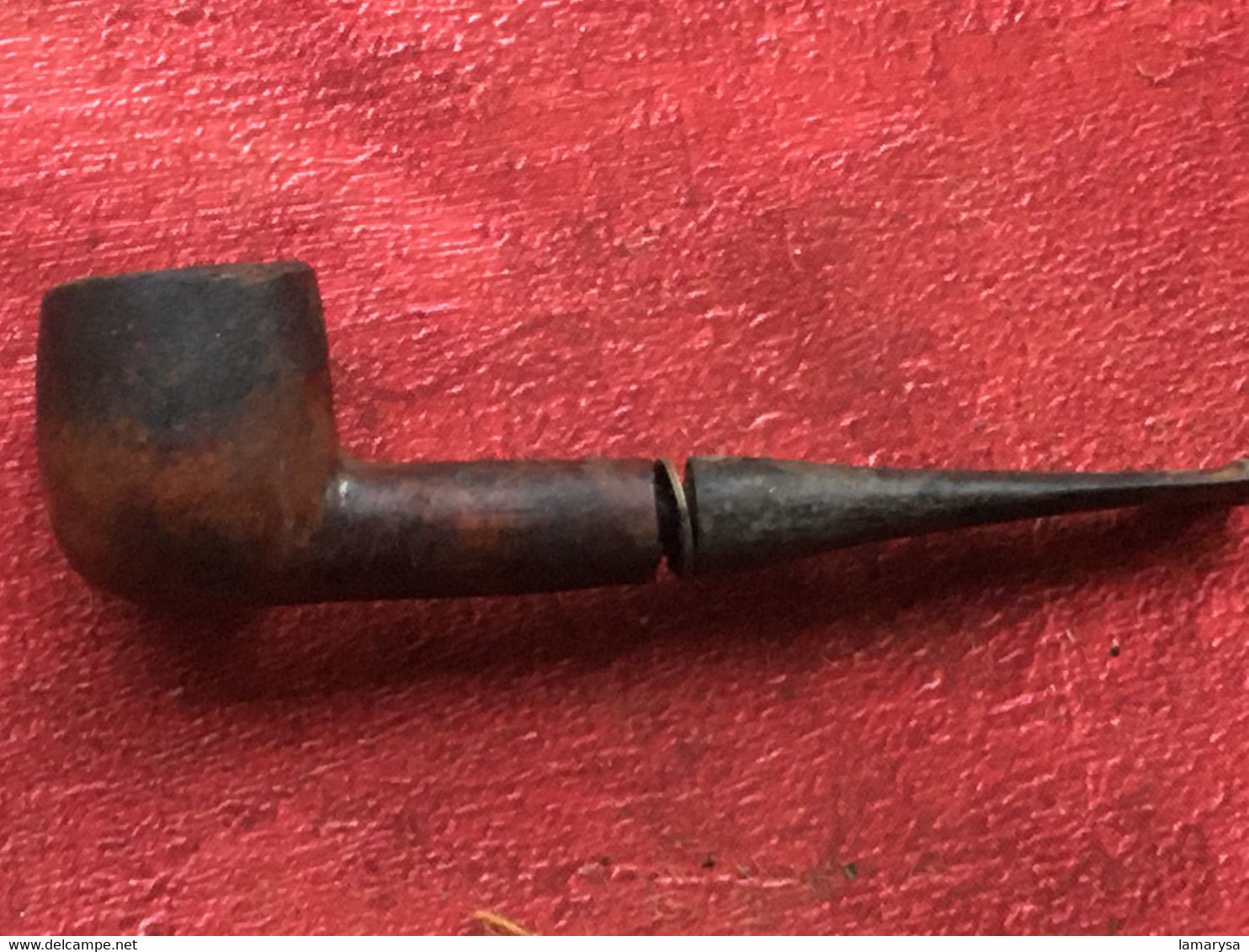 Lot de 9 pipes en bruyère usagées-☛Années 1950/60-Tabac (objets liés)-☛Vintage Vendu dans leur jus.Fabrication française