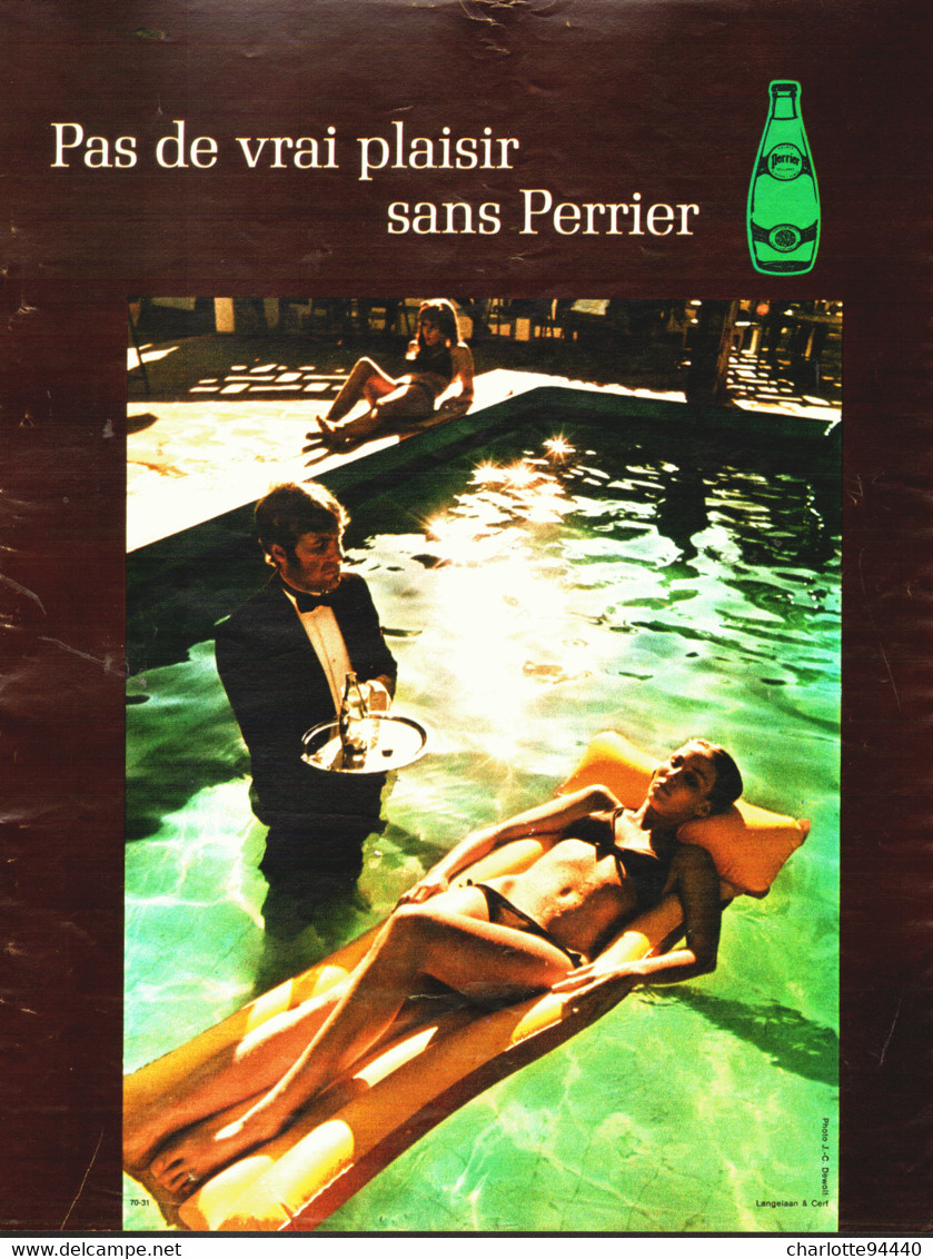 PUB  " PERRIER  "    1969  ( 47 ) - Perrier