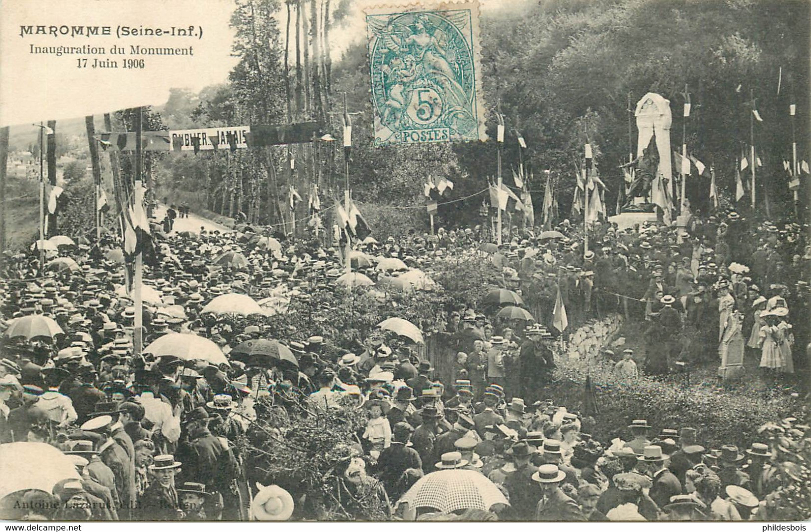 SEINE MARITIME  MAROMME Inauguration Du Monument 17 Juin 1906 - Maromme