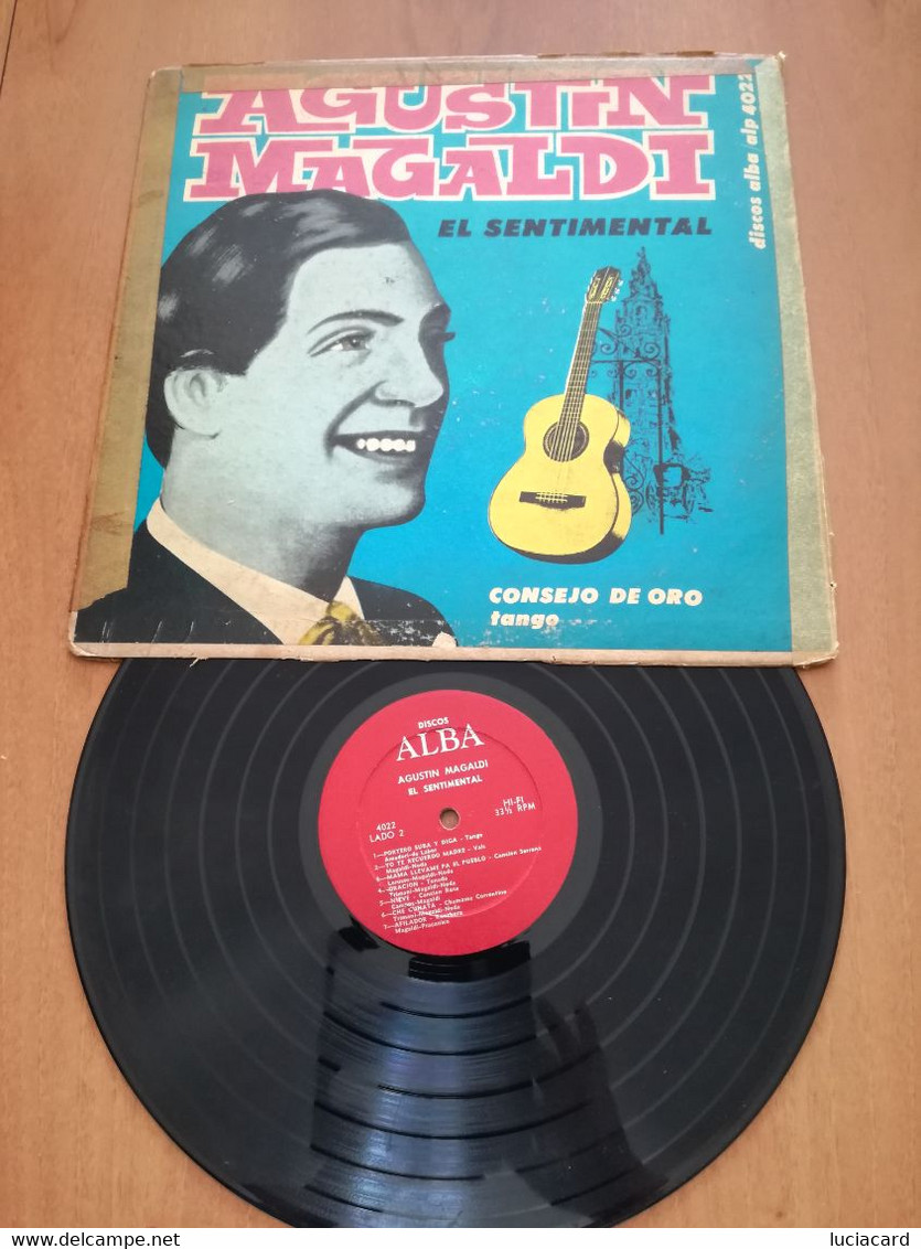 AGUSTIN MAGALDI EL SENTIMENTAL LP 33 GIRI VINILE VINYL RARE - Autres - Musique Espagnole