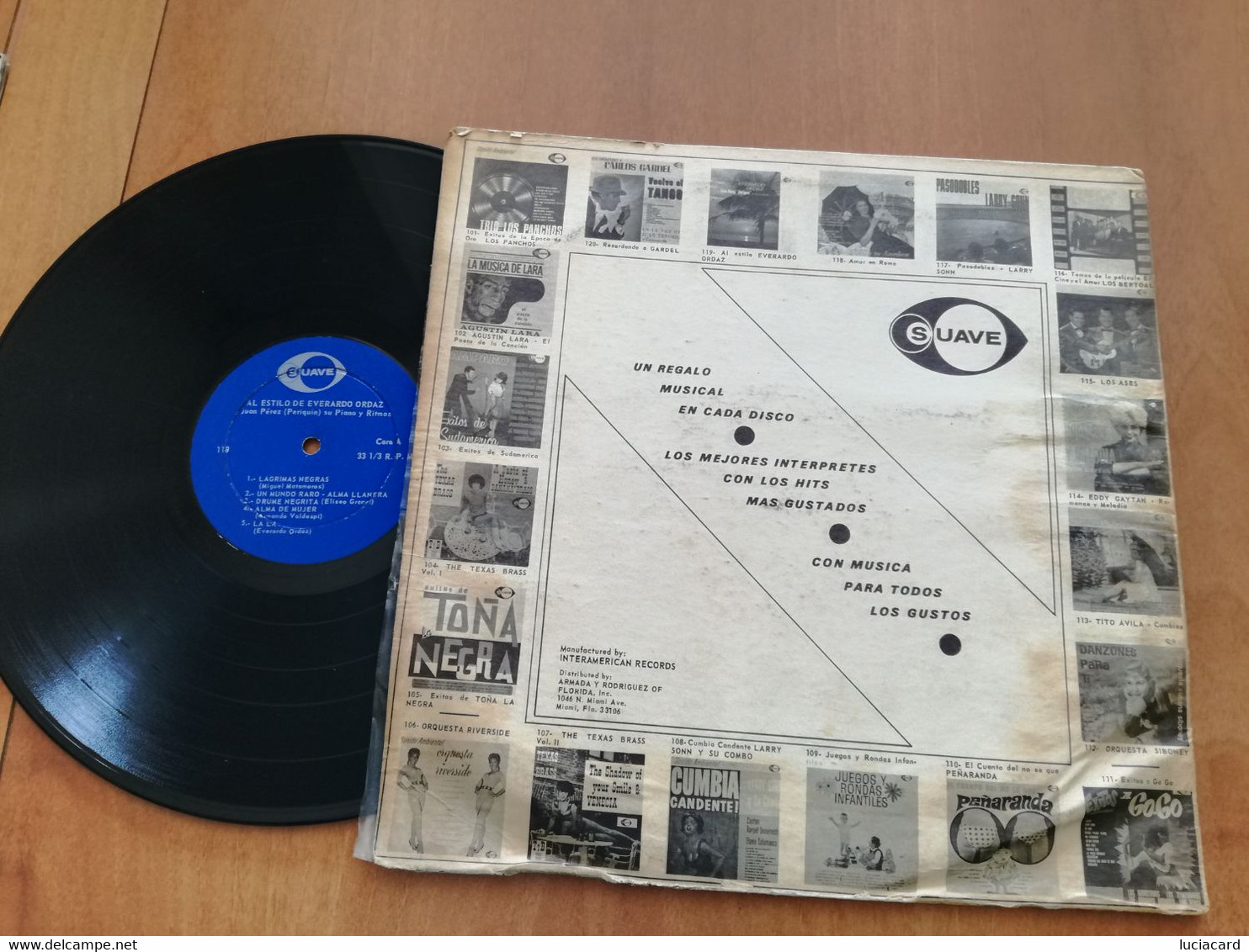 AL ESTILO DE EVERARDO ORDAZ -JUAN PEREZ PERIQUIN LP 33 GIRI VINILE VINYL RARE - Otros - Canción Española