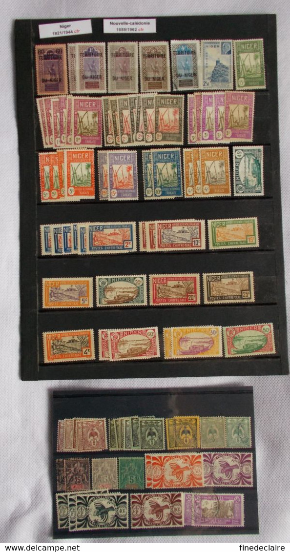 Colonie - Lot De Timbres - Niger - Nouvelle-Calédonie - Autres & Non Classés