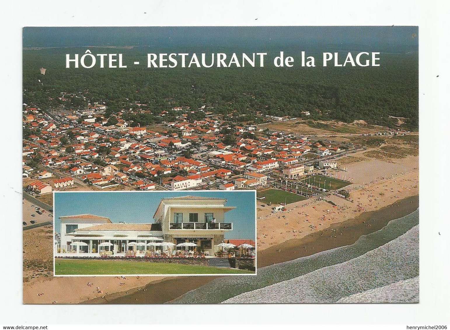 33 Gironde Montalivet Hotel Restaurant De La Plage Ed Visio Bordeaux - Autres & Non Classés