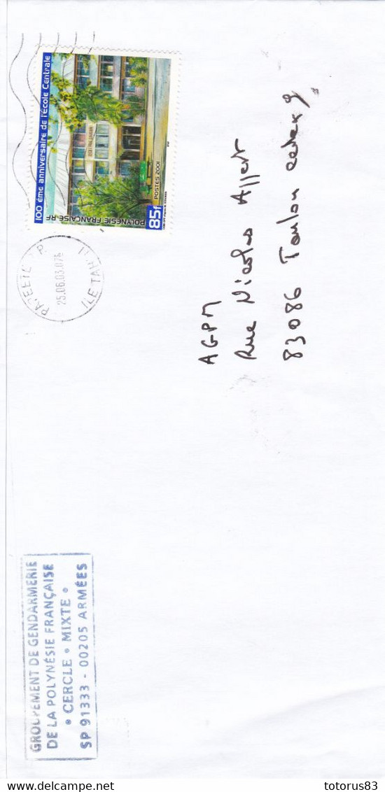 Enveloppe Polynésie 25-06-2003 - Altri & Non Classificati
