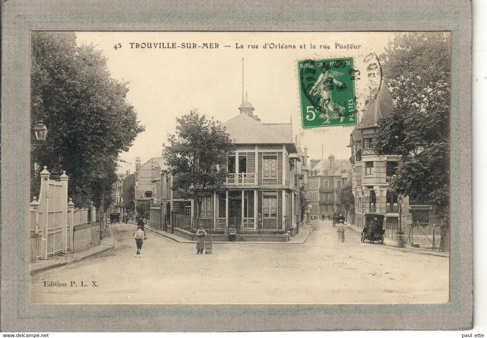 CPA - (14) TROUVILLE - Aspect Du Carrefour De La Rue D'Orléans Et De La Rue Pasteur En 1913 - Trouville