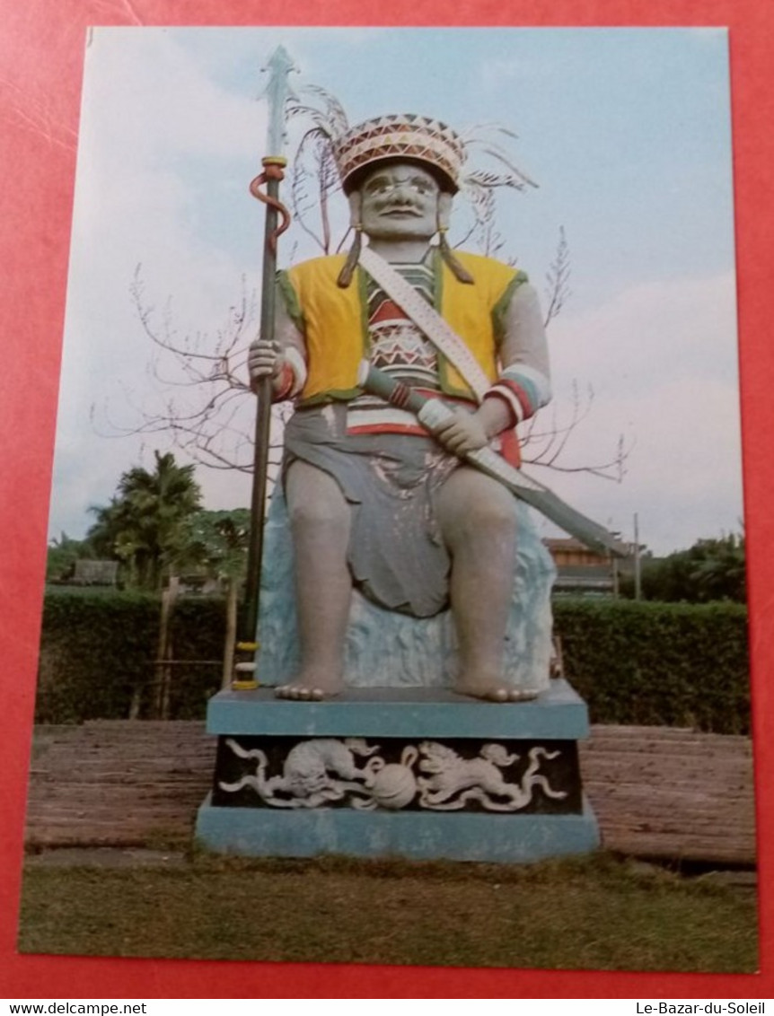 CP, Asie, Taiwan Chieftain Statue At Aboriginal Dancing Site HUALIEN - Taiwan