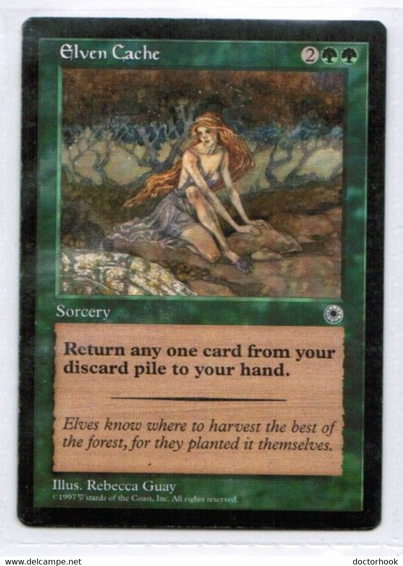 MAGIC The GATHERING  "Elven Cache"---PORTAL (MTG--134-1) - Other & Unclassified