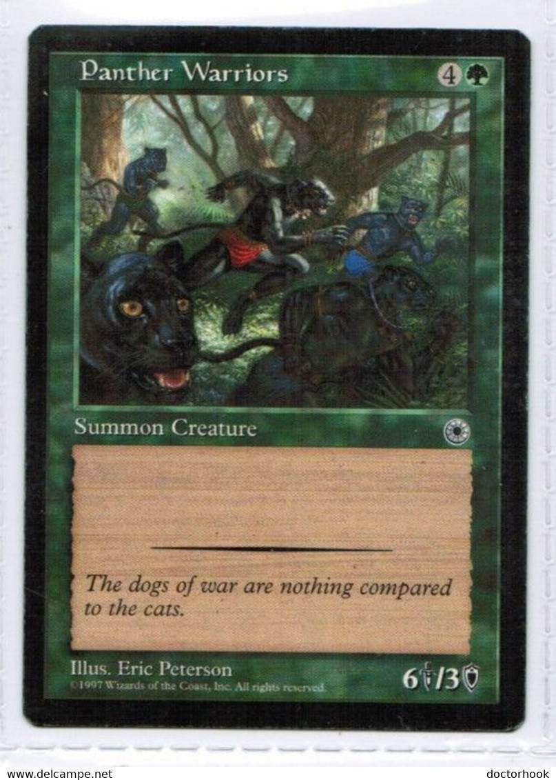 MAGIC The GATHERING  "Panther Warriors"---PORTAL (MTG--134-5) - Sonstige & Ohne Zuordnung