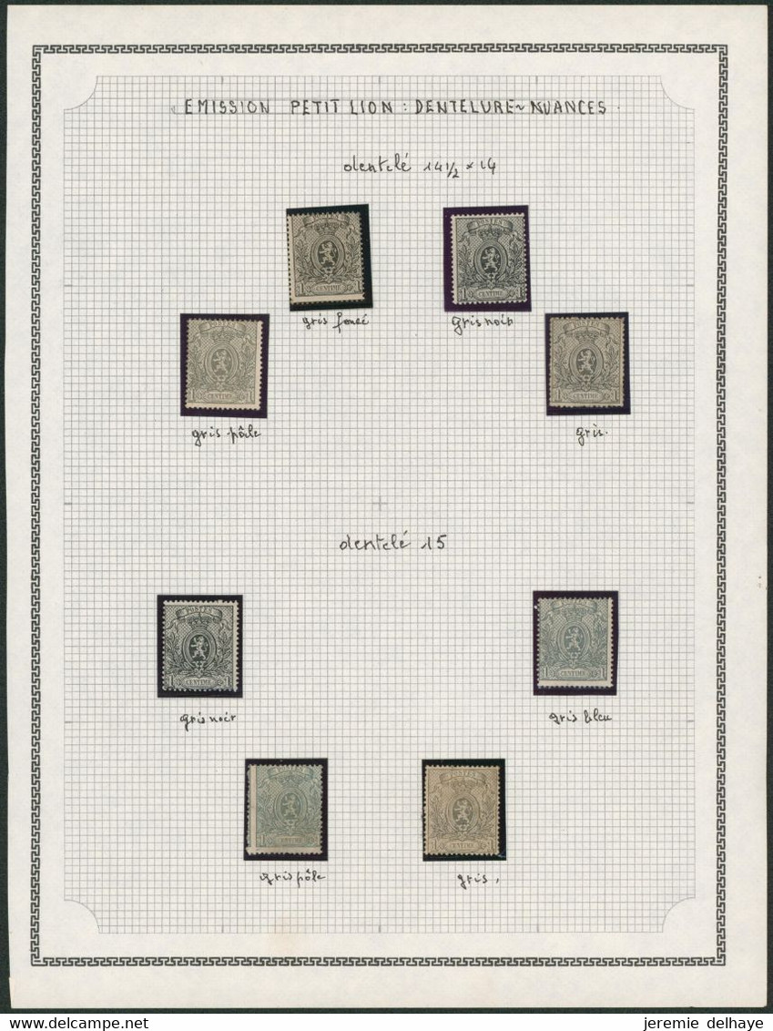 Petit Lion - Page De Collection : N°23 X4 & 23 A X4 / Qualité Diverses. Sans Gommes (*) Ou * // Pour étude, Nuance ! - 1866-1867 Petit Lion