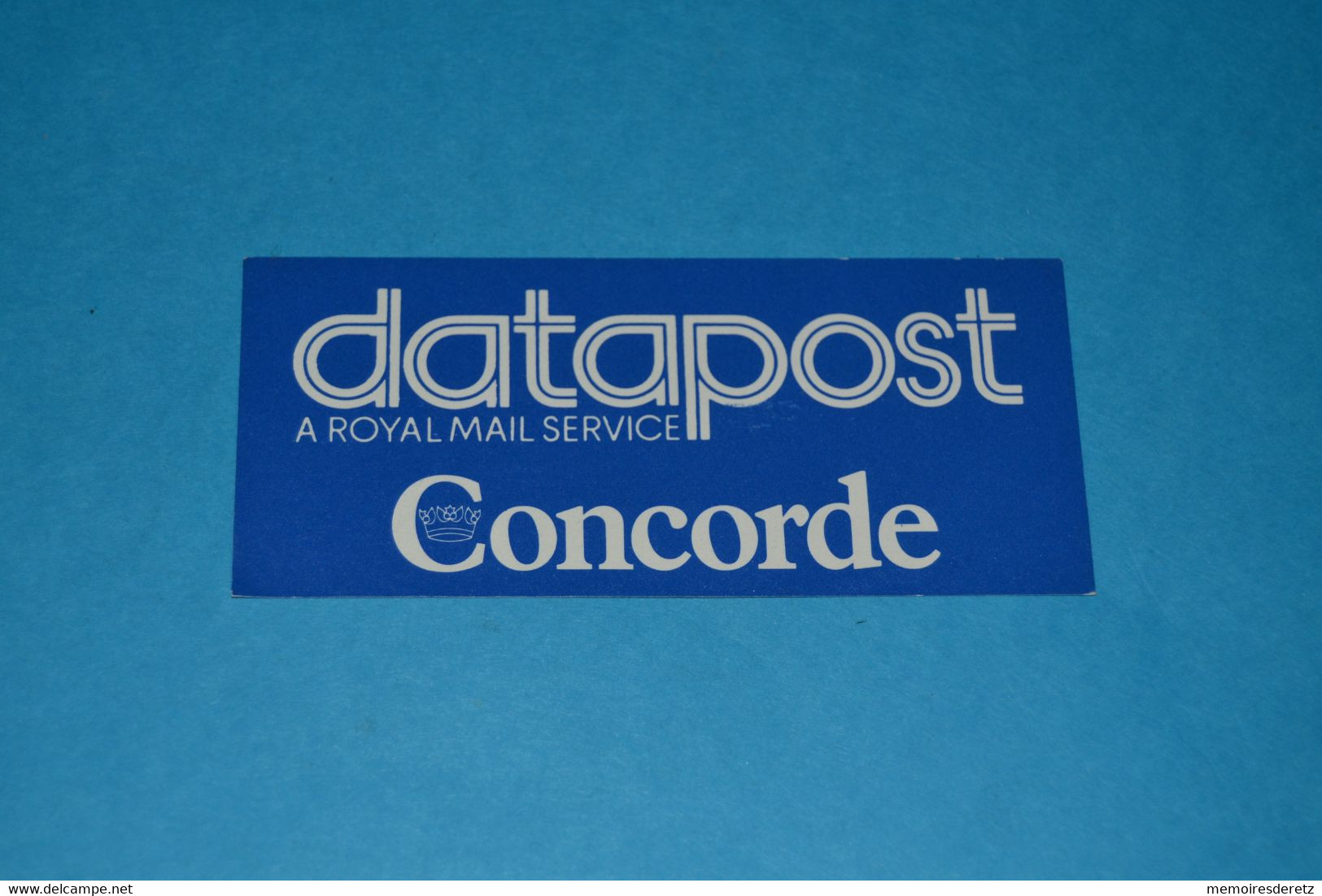Avion CONCORDE - Autocollant Sticker - Datapost A Royal Mail Service - Pegatinas