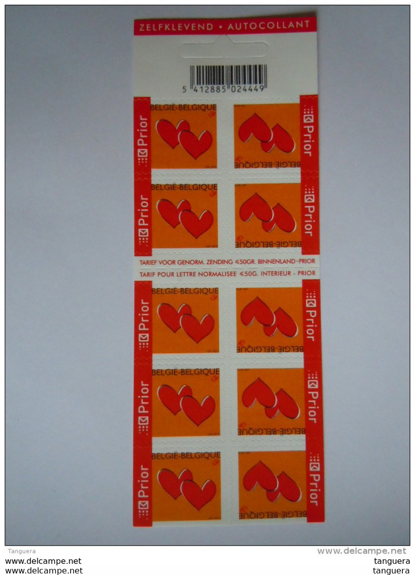 België Belgique 2005 Gelegenheidszegels Liefde Timbres De Circonstance Amour Boekje Carnet B50 3401 Yv 3390 MNH ** - Unclassified