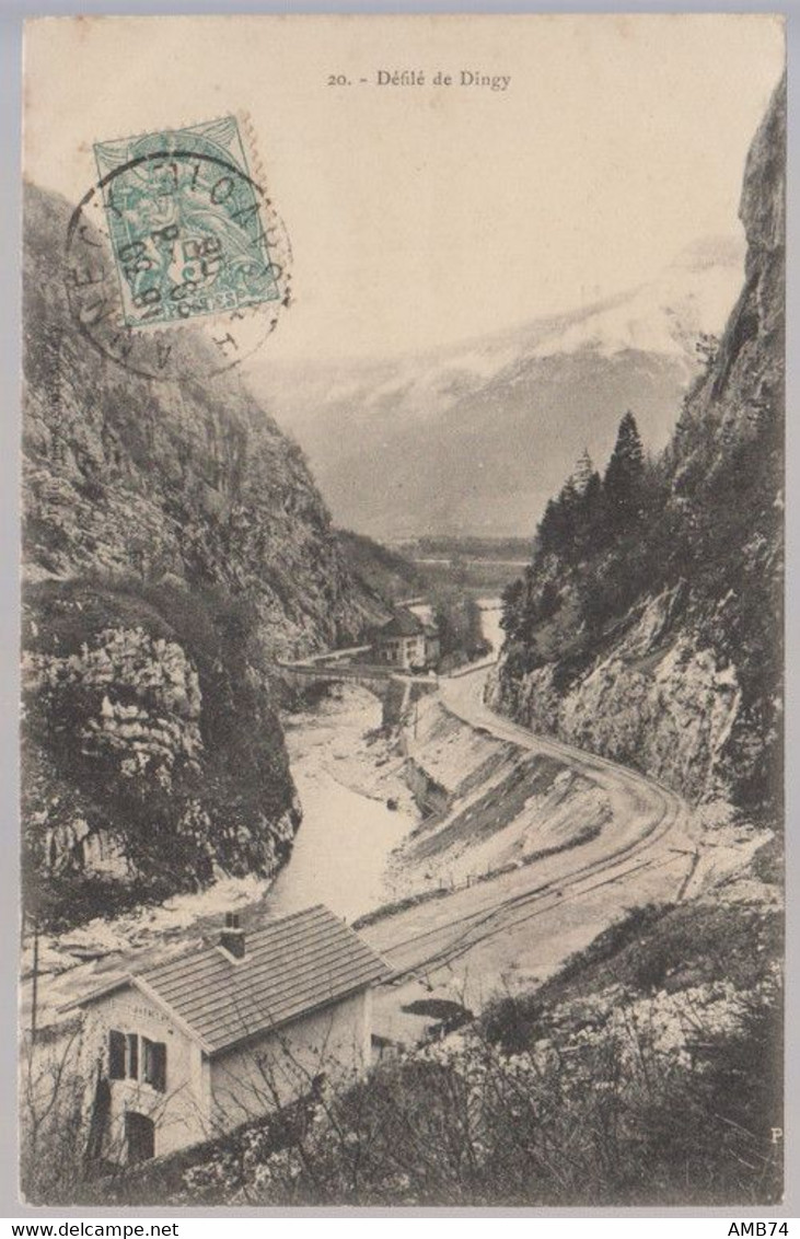 74-0342 - Carte Postale Haute Savoie (74) - DINGY - Défilé De Dingy - Dingy-Saint-Clair