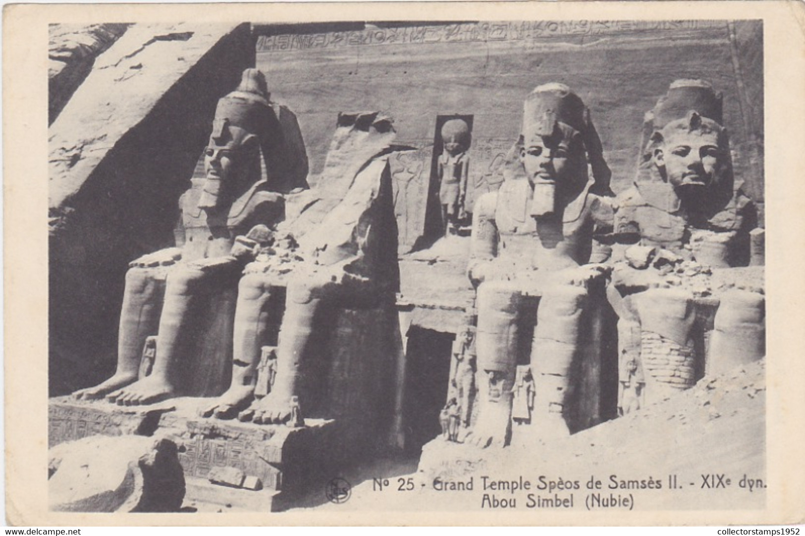 W0689- ABU SIMBEL RAMSES II GREAT TEMPLE, ANCIENT RUINS - Abu Simbel Temples