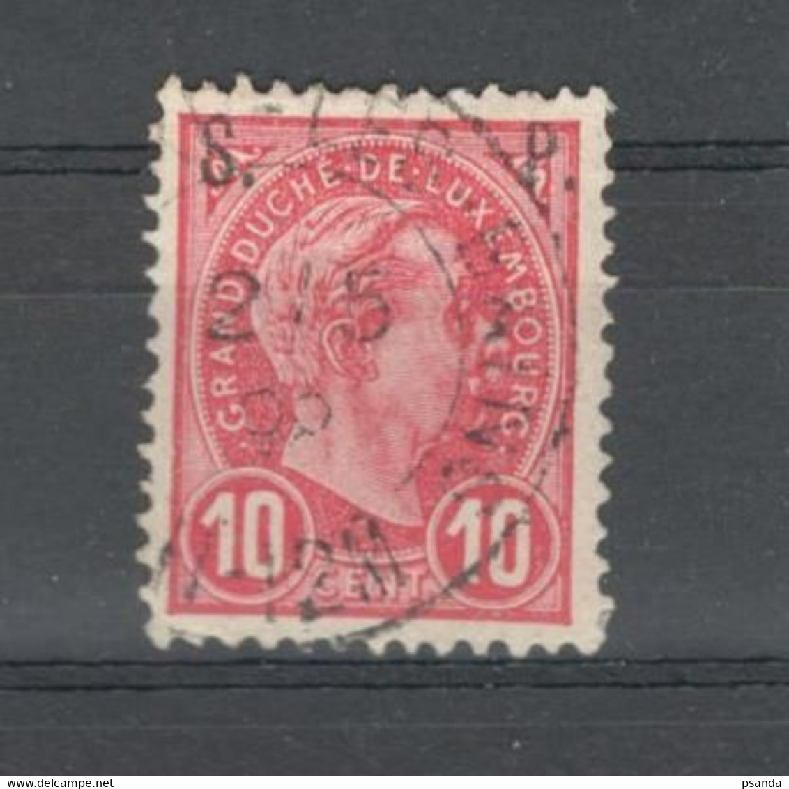 Luxembourg 1895 Mino. 61used OFFICIAL STAMP - 1895 Adolphe Rechterzijde