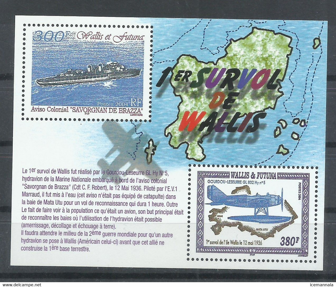 WALLIS  YVERT   H/B  15    MNH  ** - Hojas Y Bloques