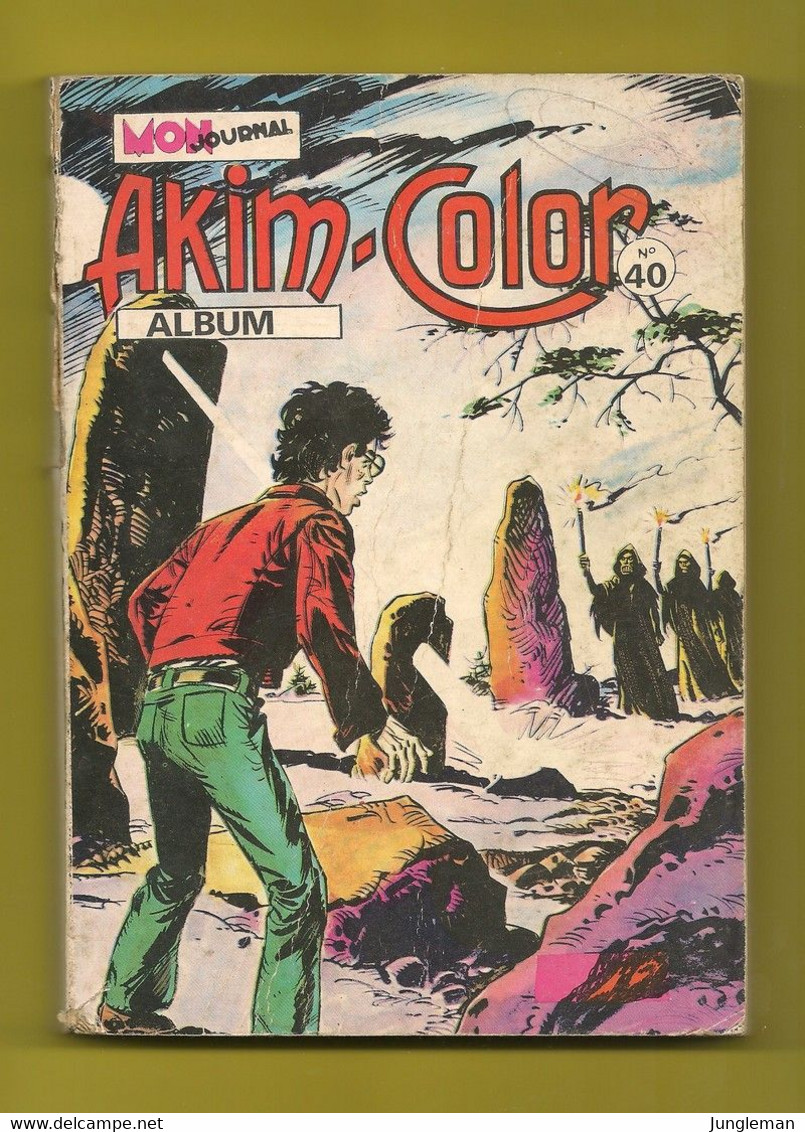 Album Akim Color N°40 - Reliure - Recueil - Avec Les N°118, 119 Et 120 - Editions Aventures Et Voyages - DL : 1979 - BE - Akim